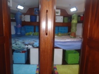 voilier equipage proprietaire antilles cabine avant