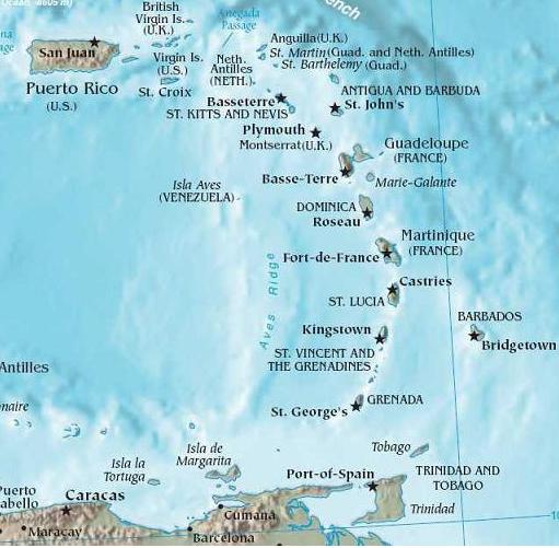 cartes antilles